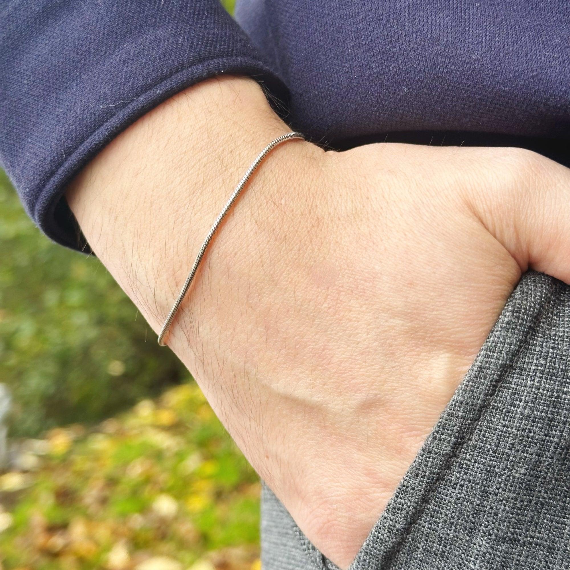 Snake Chain Bracelet - Tarnish Free Men Bracelet