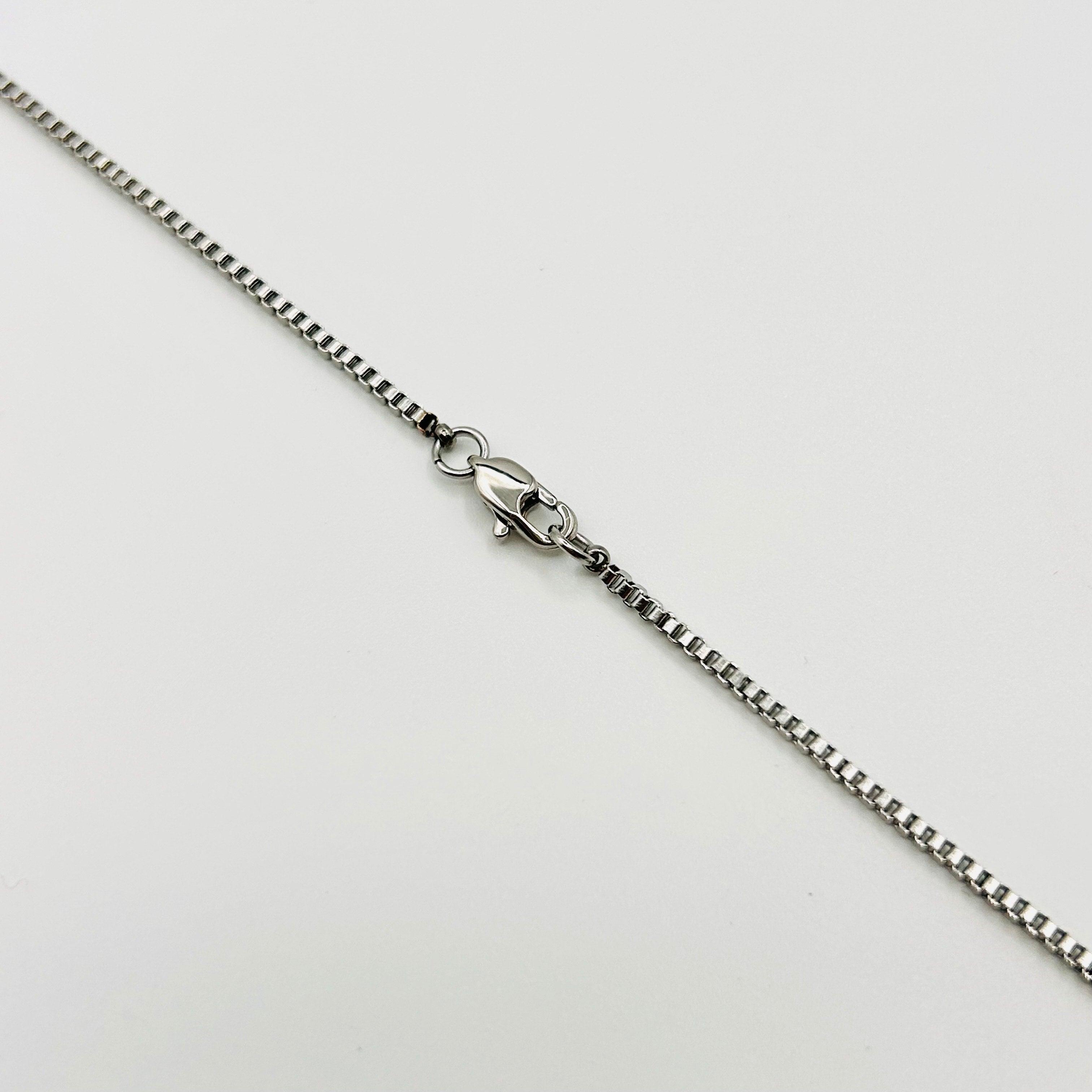 Box Chain Necklace - Minimalist Men Necklace