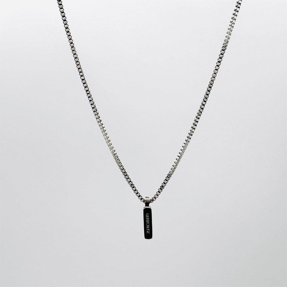 Box Chain Necklace - Minimalist Men Necklace