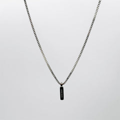 Box Chain Necklace - Minimalist Men Necklace