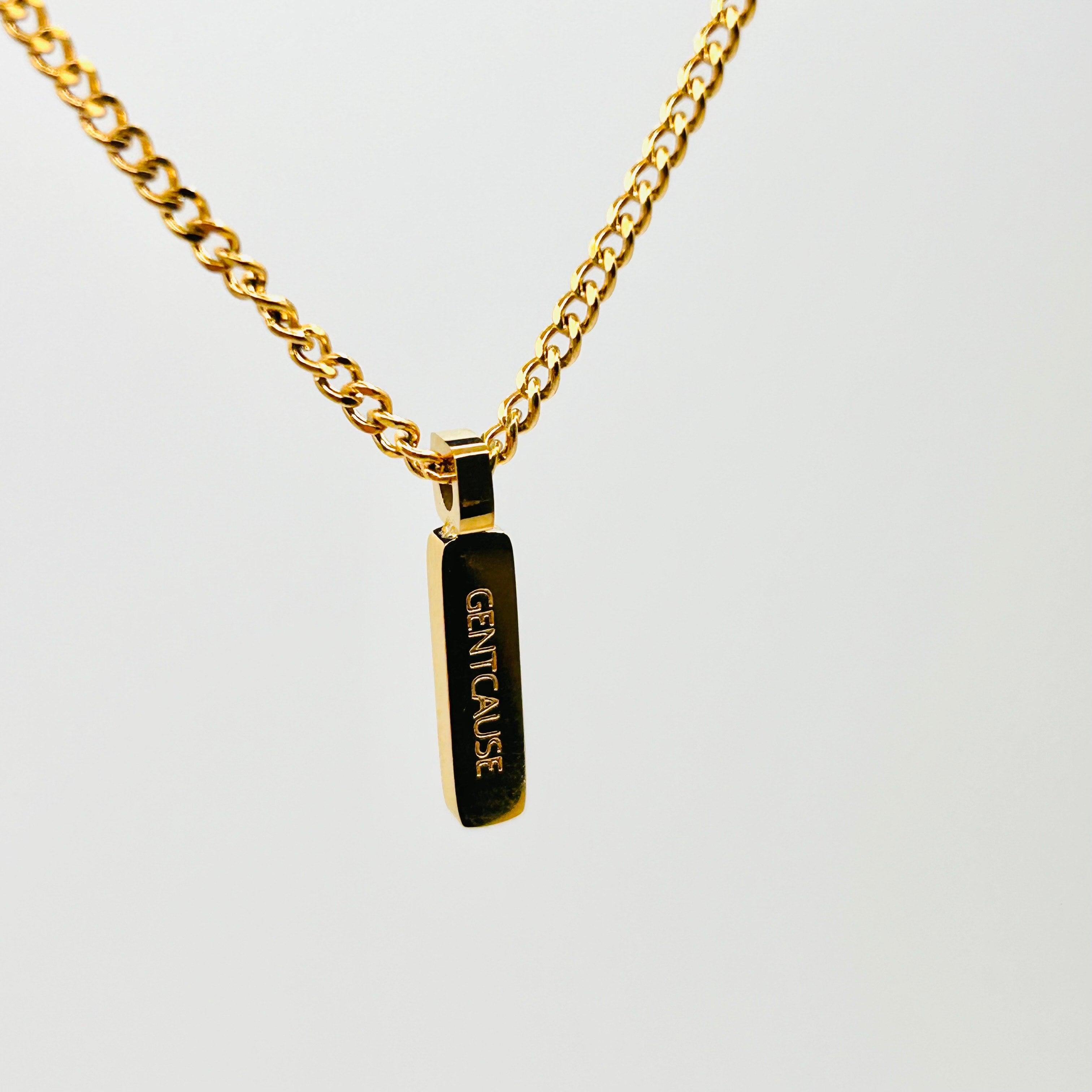 Classic Chain Necklace | Adjustable 18K Gold-Plated Men Necklace