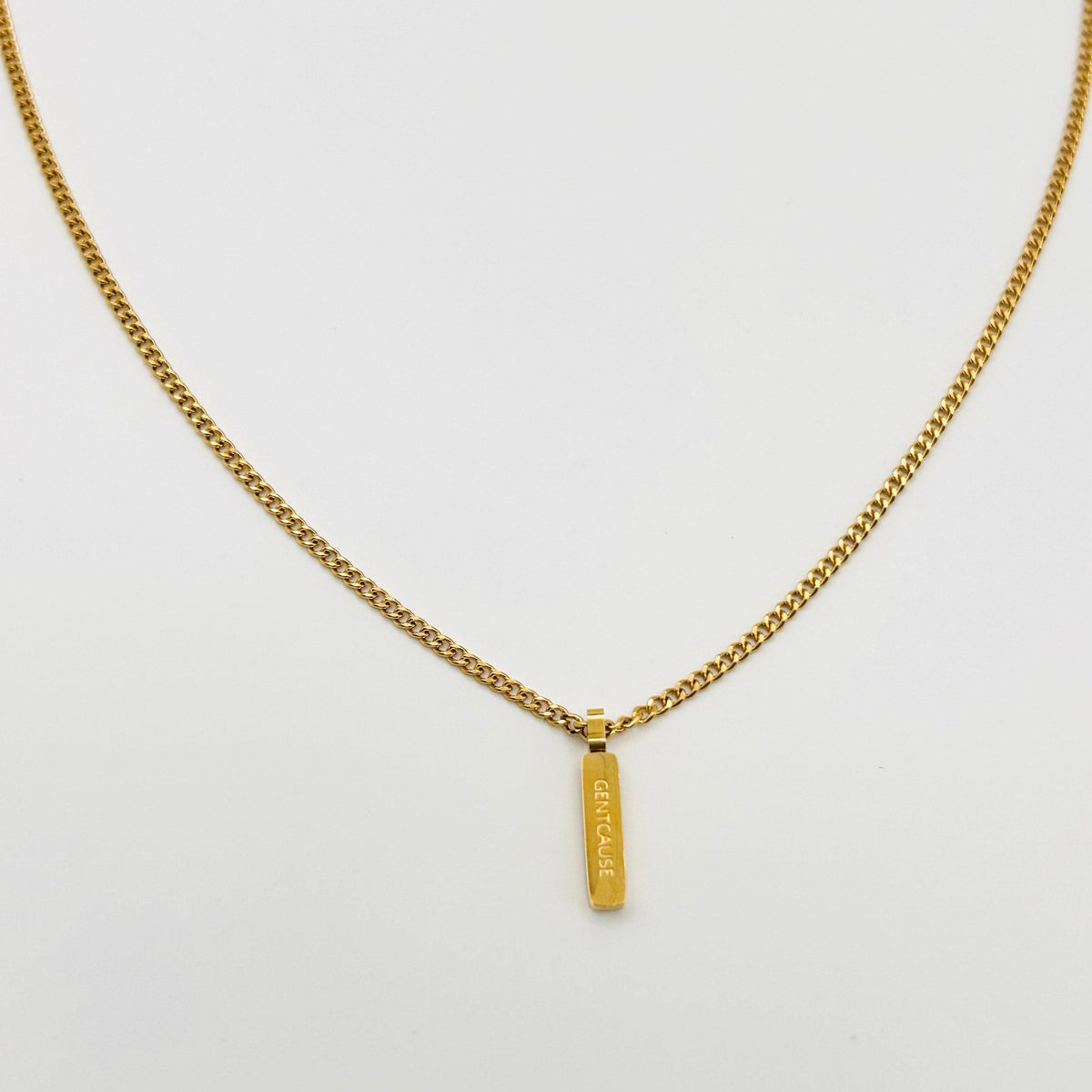 Classic Chain Necklace | Adjustable 18K Gold-Plated Men Necklace