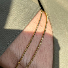 Wire Chain Bracelet | Adjustable 18K Gold-Plated